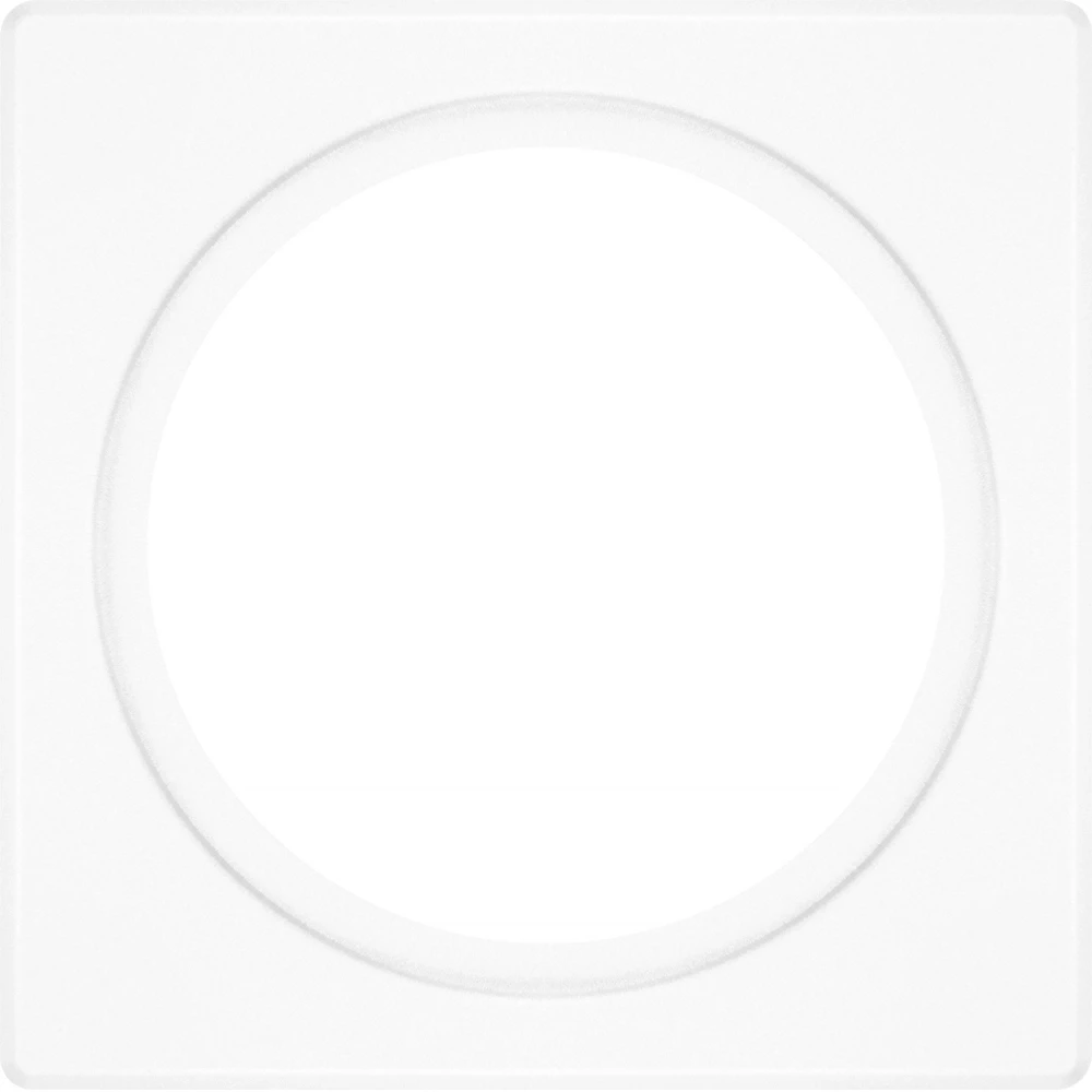 Ledvance Bevestigingsset enkelvoudig spot frame 100x100 wit staal 100x100x4mm Ø68MM wit