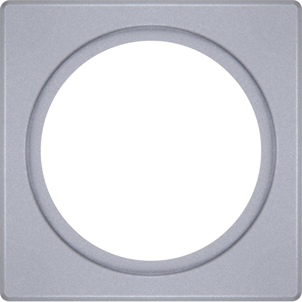 Ledvance Bevestigingsset enkelvoudig spot frame 100x100 zilver staal 100x100x4mm Ø68MM zilver