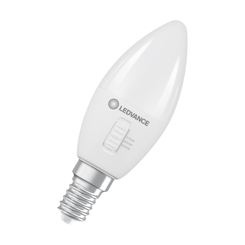 Ledvance CCT Selectable LED lamps CCT Selectable led lamps 4.9W 827/840/865 frosted e14