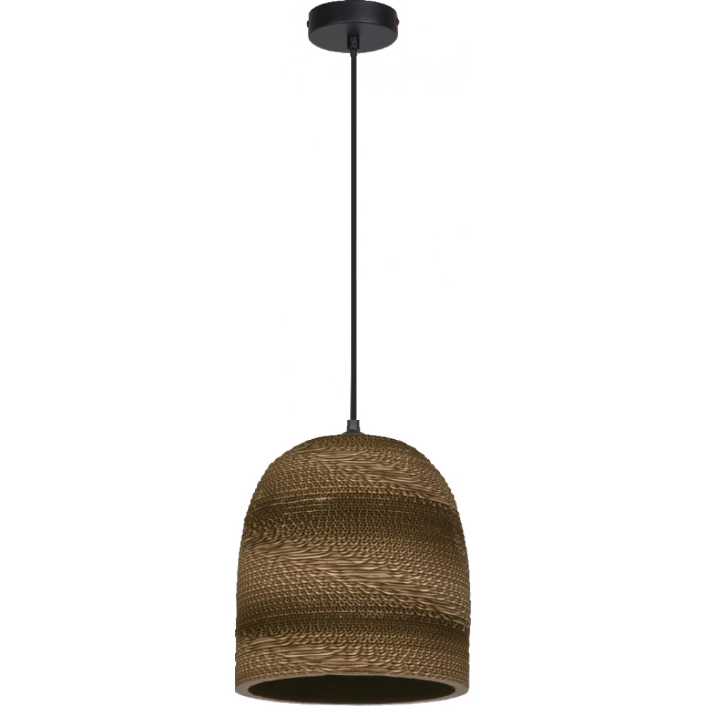 Ledvance Decor cardboard ball bell pendant e27 brown