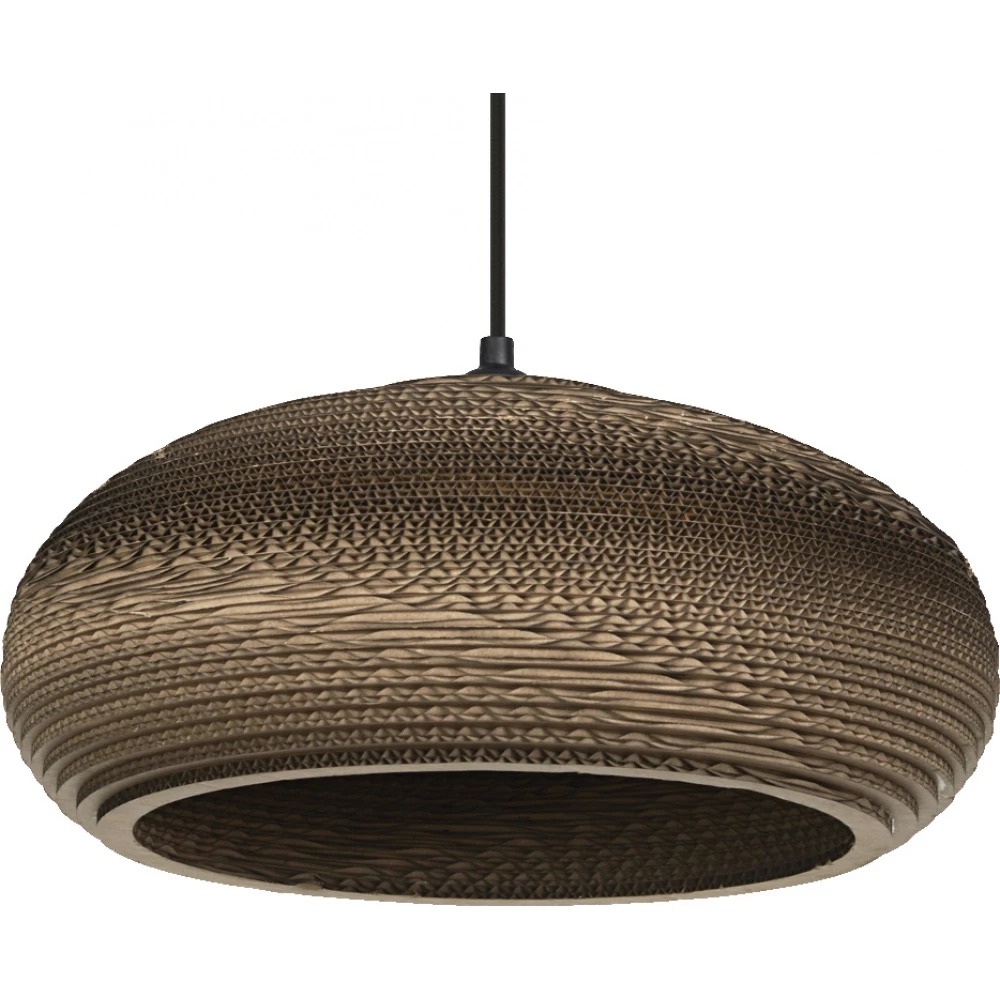 Ledvance Decor cardboard drop pendant e27 brown