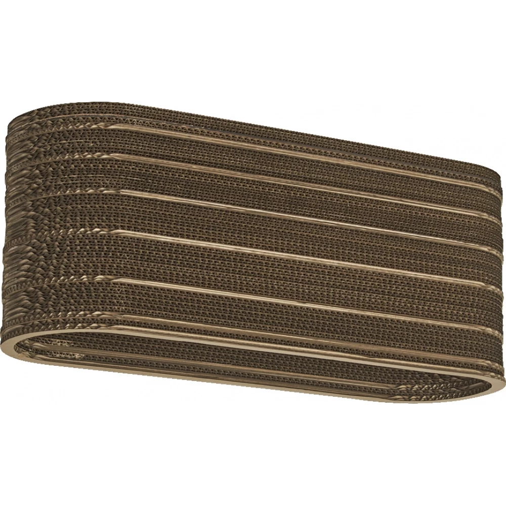 Ledvance Decor cardboard oval ceiling 3xe27 brown