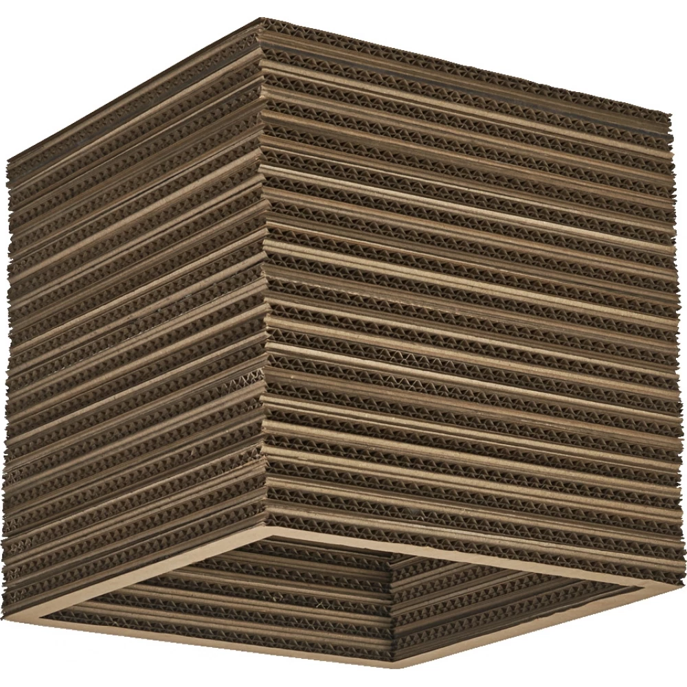 Ledvance Decor cardboard square ceiling e27 brown