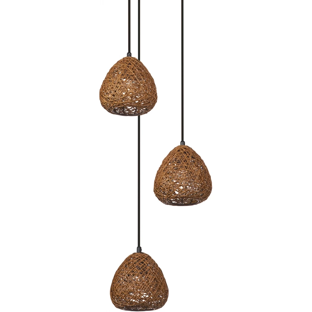 Ledvance Decor Paper Drop Decor Paper drop pendant plate 3xe27 beige