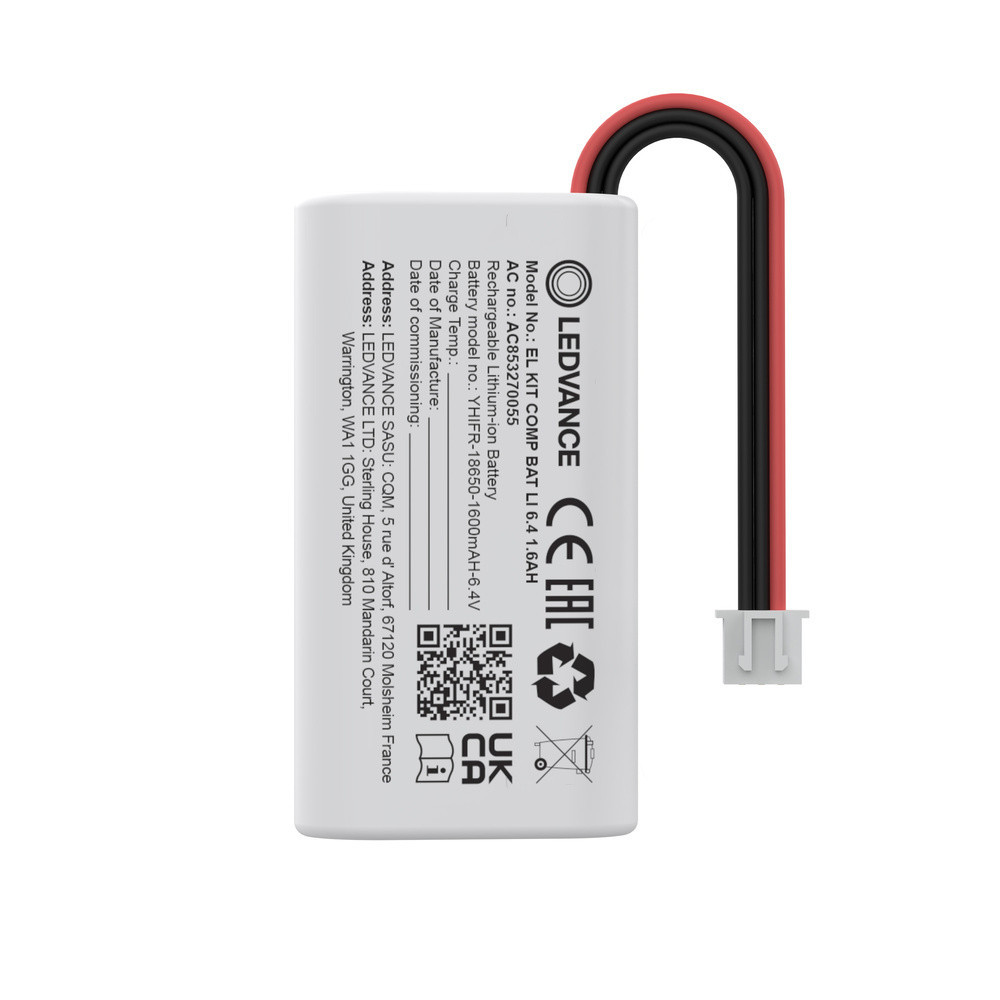 Ledvance EMERGENCY KIT COMPACT BATTERY Emergency Kit compact battery bat li 6.4 1.6ah      