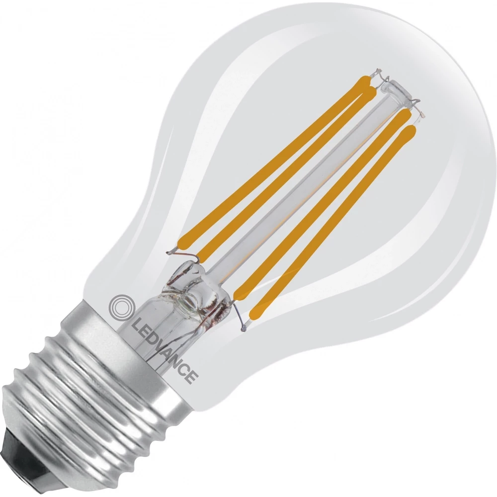 Ledvance LED CLASSIC A ENERGY EFFICIENCY A S Led Classic A energy efficiency A S 7.2W 827 clear e27