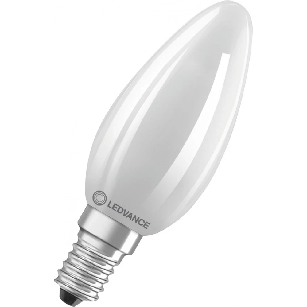 Ledvance Led classic B energy efficiency A S 1.2W 840 frosted e14