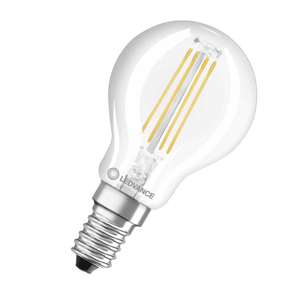 Ledvance LED CLASSIC P DIM CRI 90 S Led Classic P dim cri 90 S 3.4W 940 clear e14
