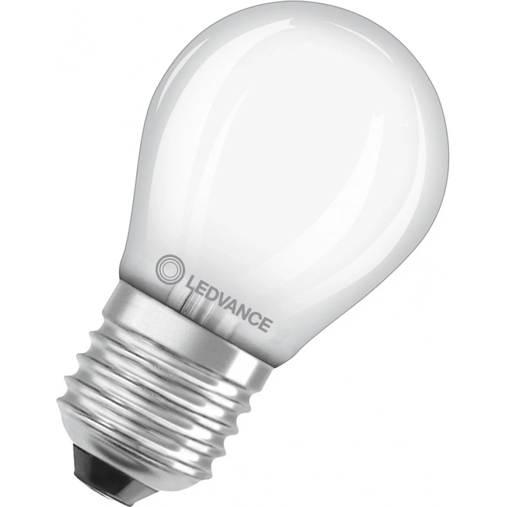 Ledvance Led classic P energy efficiency A S 1.2W 827 frosted e14