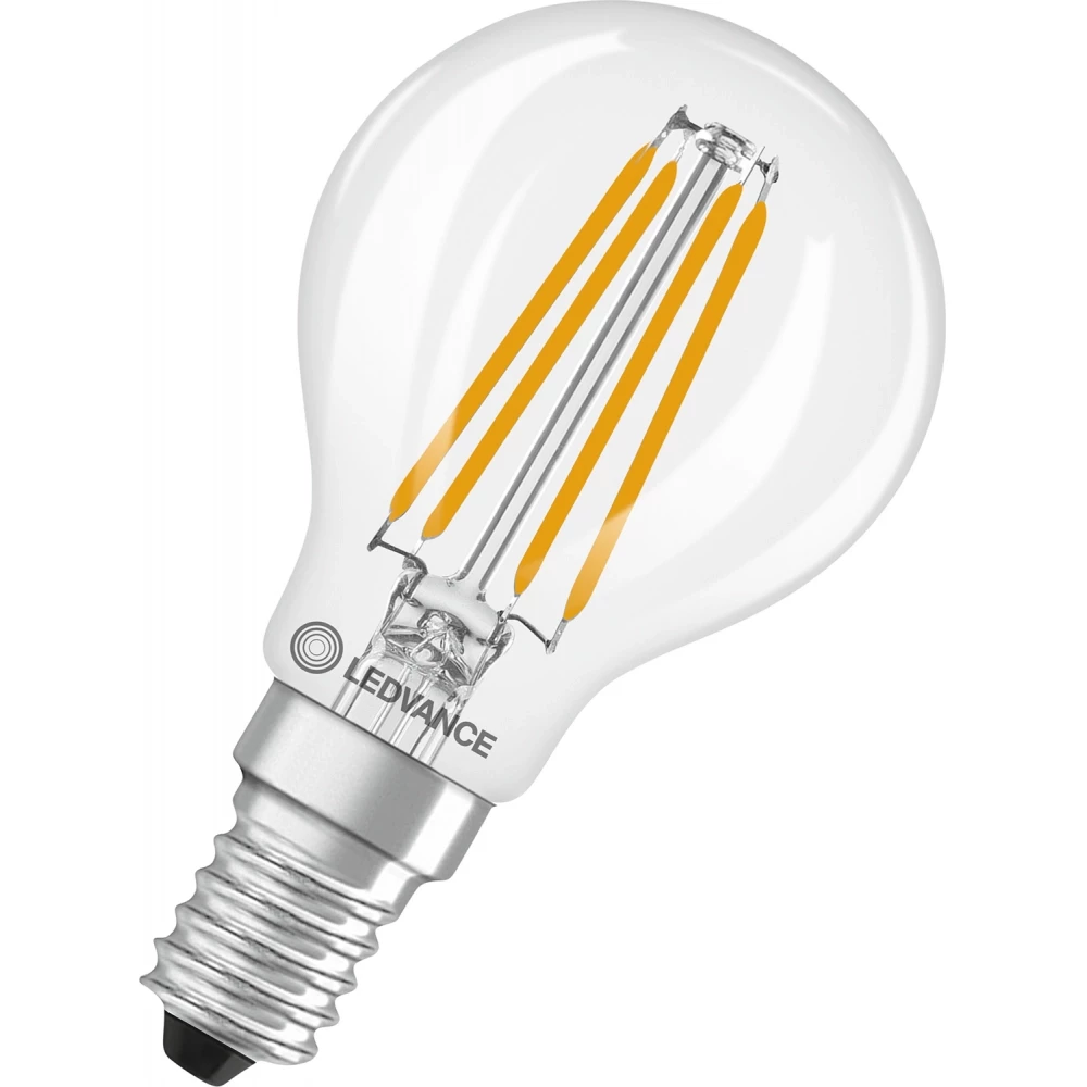 Ledvance LED CLASSIC P ENERGY EFFICIENCY A S Led Classic P energy efficiency A S 2.2W 827 clear e14