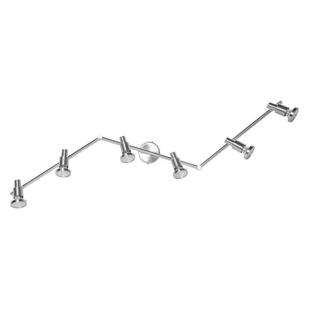 Ledvance LED SPOT BRUSHED SILVER Led Spot brushed silver gu10 6 X 2.6W 2700K