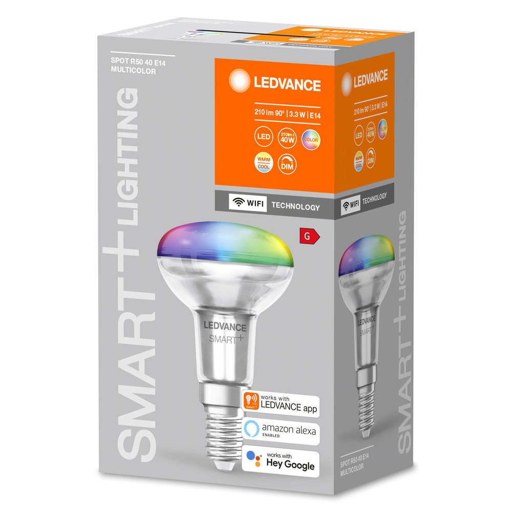 Ledvance SMART+ SPOT CONCENTRA Multicolor Smart+ Spot concentra multicolor R50 40 3.3W multicolor e14