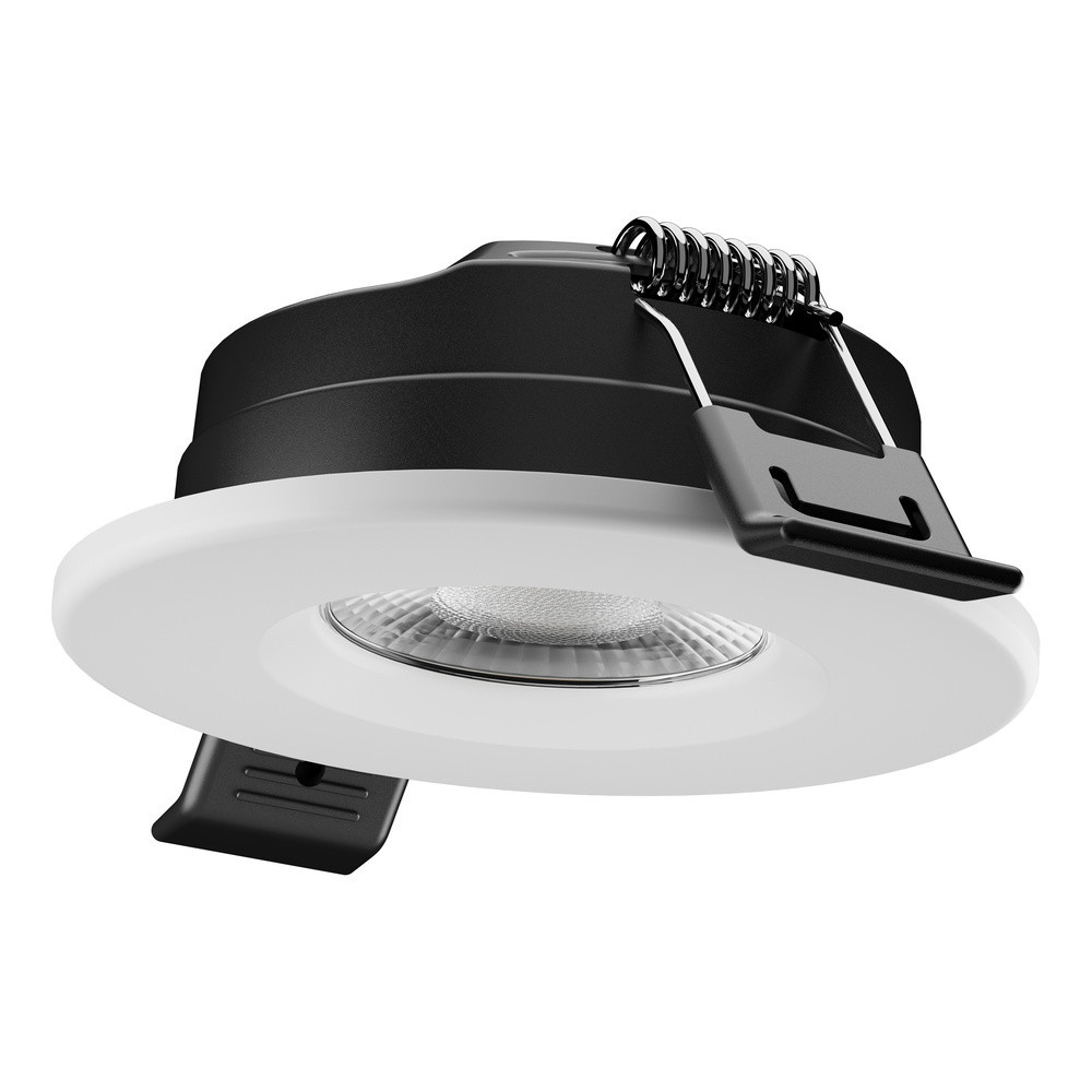 Ledvance Value combo led brandwerende vaste inbouwspot SYMM 2700 - 6000K 86x86mm faseaanijding zwart
