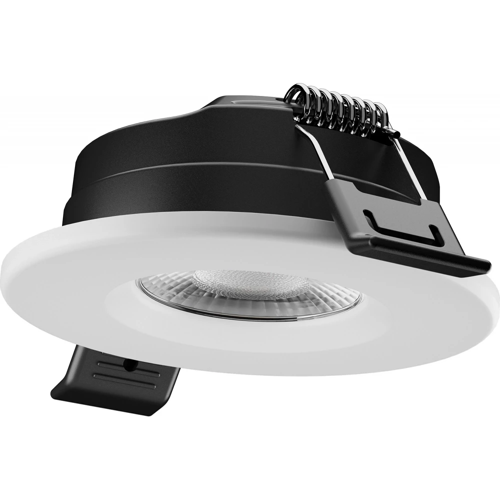 Ledvance Value combo led brandwerende vaste inbouwspot SYMM 2700 - 6000K 86x86mm faseaanijding zwart
