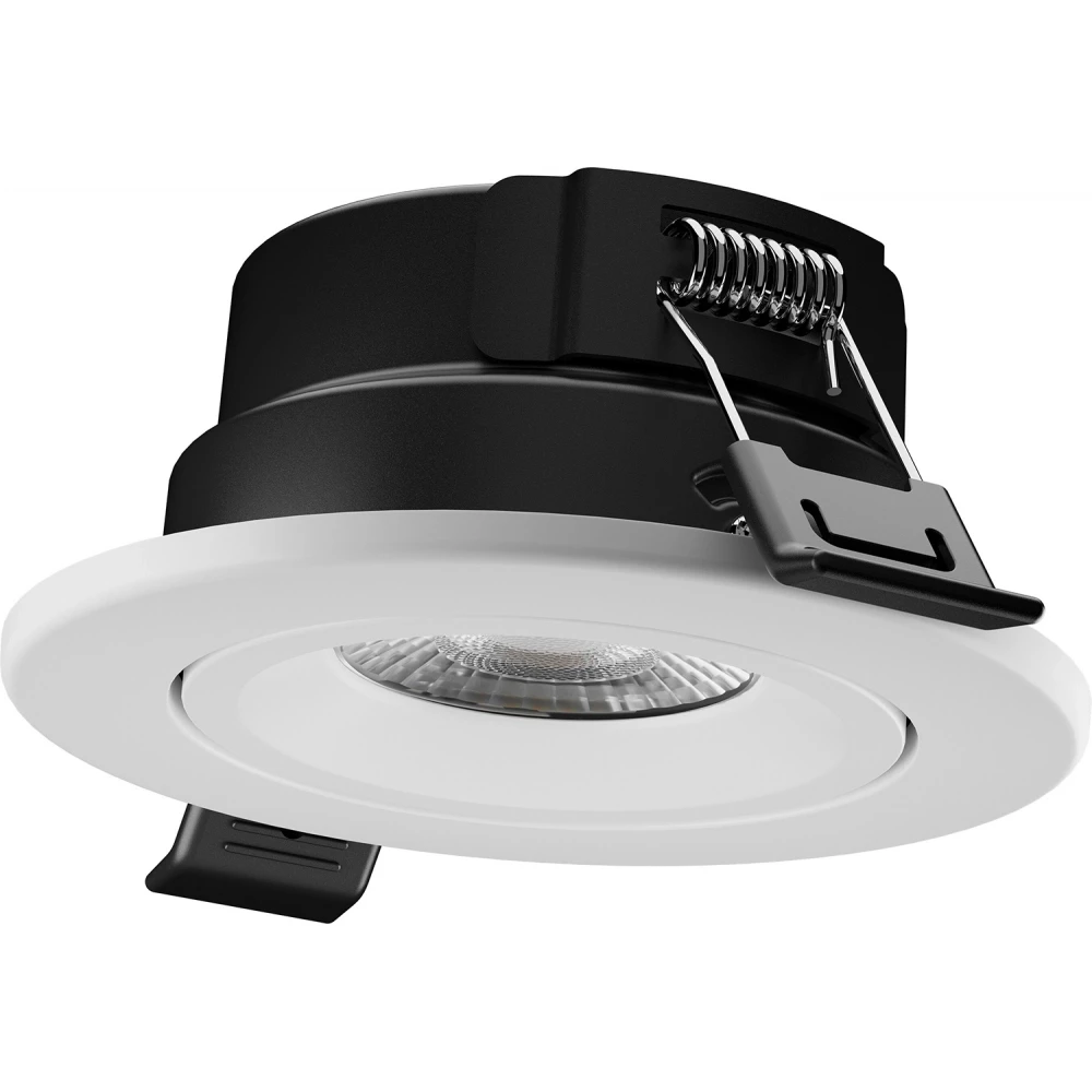 Ledvance Value combo led brandwerende verstelbare inbouwspot SYMM 2700 - 6000K 100x100mm faseaanijding zwart