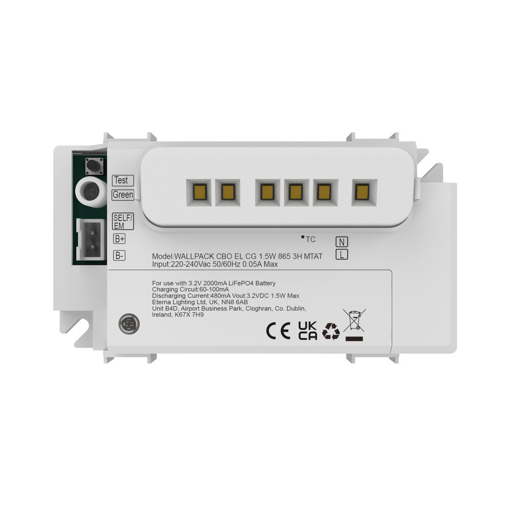 Ledvance WALLPACK COMBO EMERGENCY KIT Wallpack Combo emergency kit el CG 1.5W 865 3H mtat