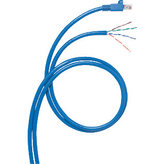 Legrand Kabel incl 1X RJ45 plug TBV consolidatiedoos cat6 F/utp 15M