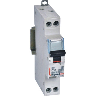 Legrand Aardlekautomaat DX3 P+N-C32-6000a-30ma-type A-1 module