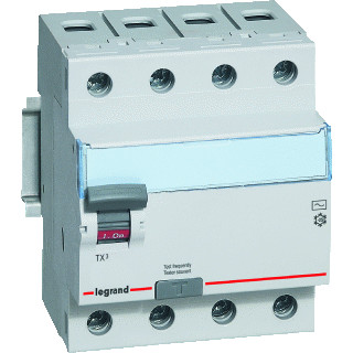 Legrand Lexic aardlekschakelaar 4P 25a 0,3a