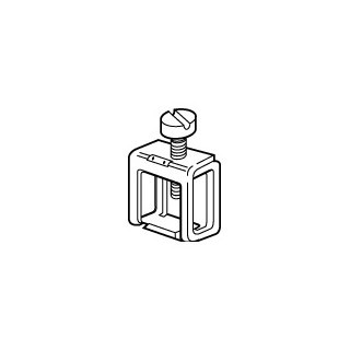 Legrand Aardverb.klem+beugel XL3 voor rail 12x4mm ref.NR.037349 10 T/M 35MM2