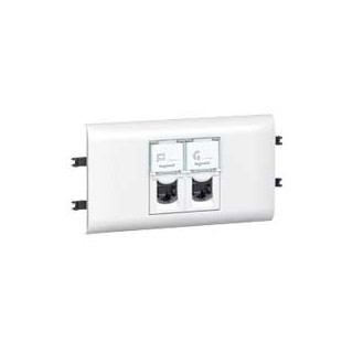 Legrand Adapter DLP wandgoot 2XRJ45 LCS6