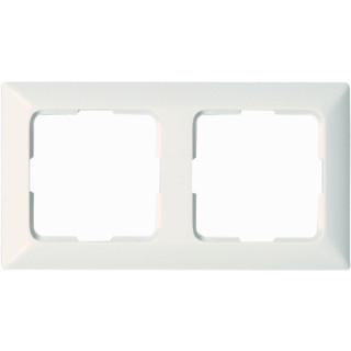 Legrand Creo afdekraam crèmewit (elektrowit) 2-voudig horizontaal beige ip20