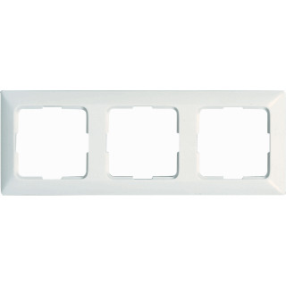 Legrand Creo afdekraam crèmewit (elektrowit) 3-voudig horizontaal beige ip20