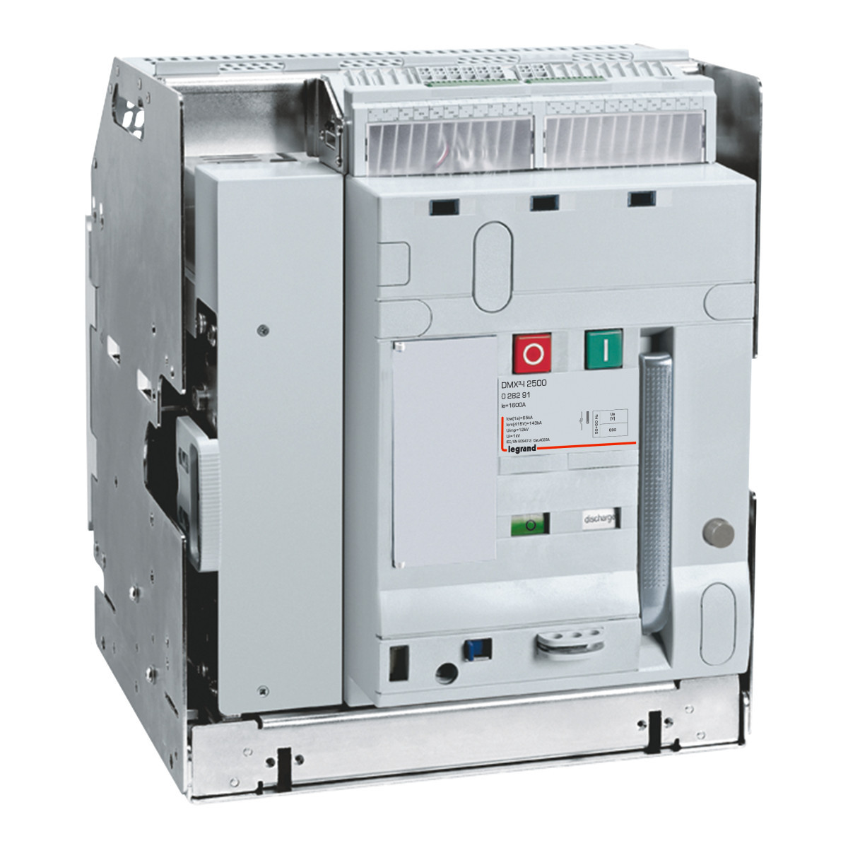 Legrand Air Circuit Breaker Acb DMX³-I 2500, 4-polen, uitrijdbaar, inom 1600a