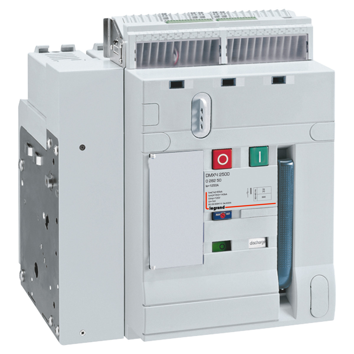 Legrand Air Circuit Breaker Acb DMX³-I 2500, 4-polen, vastgemonteerd, inom 1250a