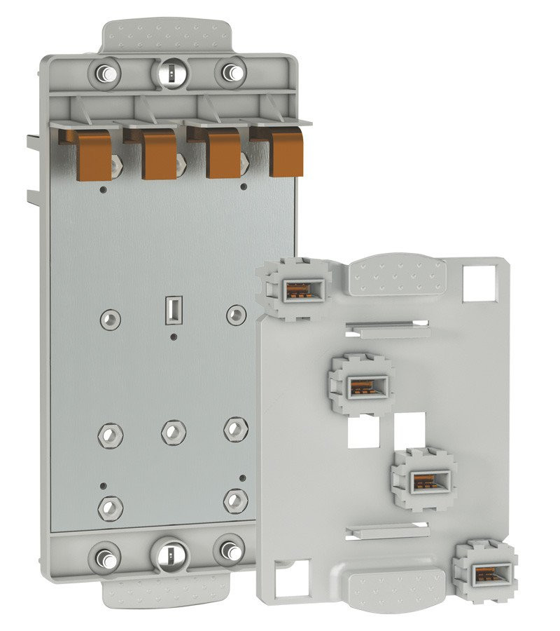 Legrand Basis HX3 voor vermogensautomaat DPX3 160 4P M/Z aardlekbev.