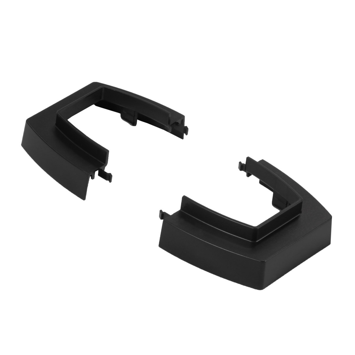 Legrand Energiezuilen Beschermkap Zwart snap-on (mini)zuil met 2 comp/univ (mini)zuil 1 comp