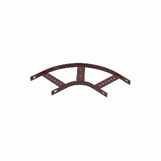 Legrand Van geel SLB bocht/hoekstuk kabelladder 90° 300x30mm 7038