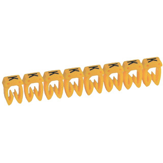Legrand Cab 3 codeerteken cab 3 letter K geel 0.15-0.5MM2 Legrand Cab 3 codeerteken cab 3 letter K geel 0.15-0.5MM2