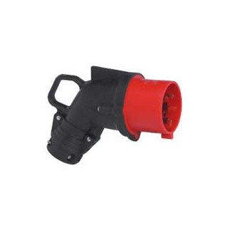 Legrand CEE materiaal Cee Haakse contactstop 32a 6H 400V 3p+a ip44 rubber hypra