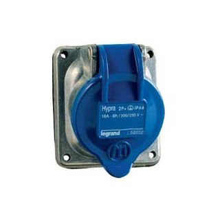 Legrand CEE materiaal Cee Inb.contactdoos 16a 9H 230V 3p+n+a ip44 metaal hypra