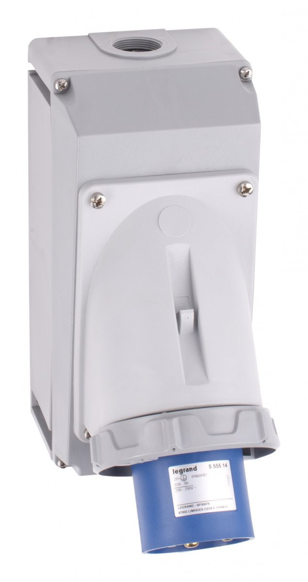 Legrand TCD 230V63A 2P+A IP67 P17 RGU