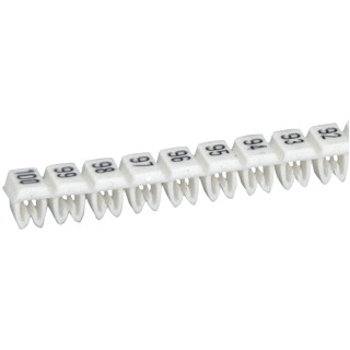 Legrand Cab 3 adercodering schriftvorm 1.4-1.8MM klemmen (snap) wit