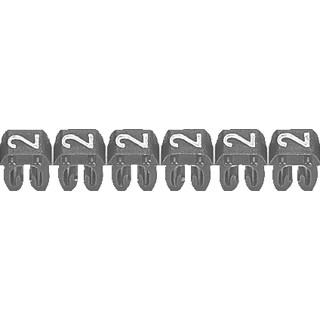 Legrand Cab 3 adercodering schriftvorm 0.4-0.8MM klemmen (snap) rood
