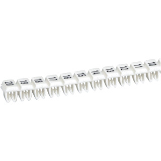 Legrand Cab 3 adercodering schriftvorm 0.8-1.4MM klemmen (snap) wit