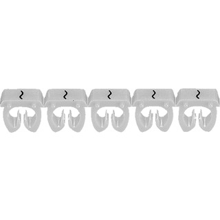 Legrand Cab 3 adercodering schriftvorm 2.3-2.8MM klemmen (snap) geel