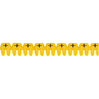 Legrand Cab 3 adercodering schriftvorm 0.8-1.4MM klemmen (snap) geel