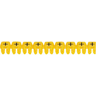 Legrand Cab 3 adercodering schriftvorm 1.4-1.8MM klemmen (snap) geel