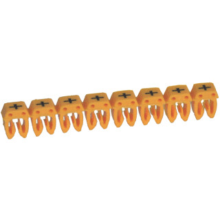 Legrand Cab 3 adercodering schriftvorm 0.4-0.8MM klemmen (snap) geel