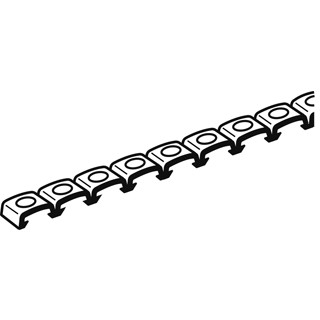 Legrand Duplix adercodering 10-35MM klemmen (snap) bruin
