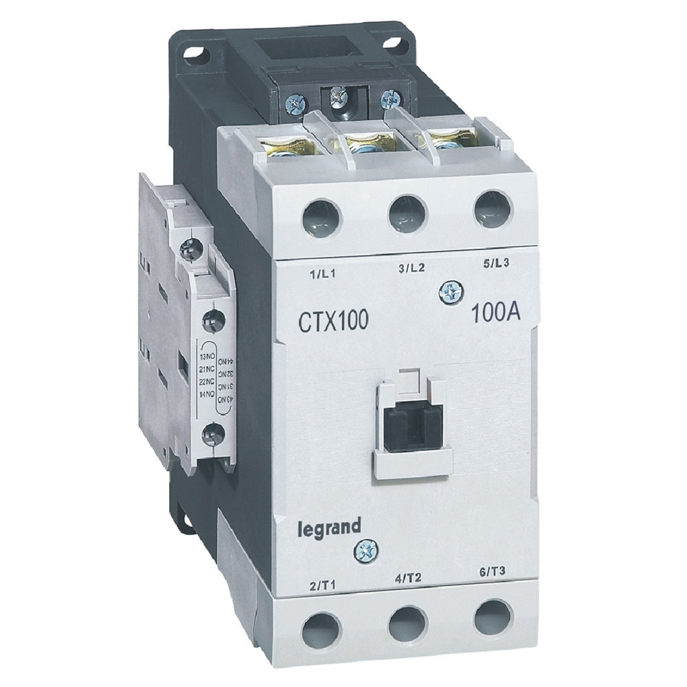 Legrand Componenten Industriële Magneetschakelaar 3P CTX3 100 100a 24vac 2no+2nc