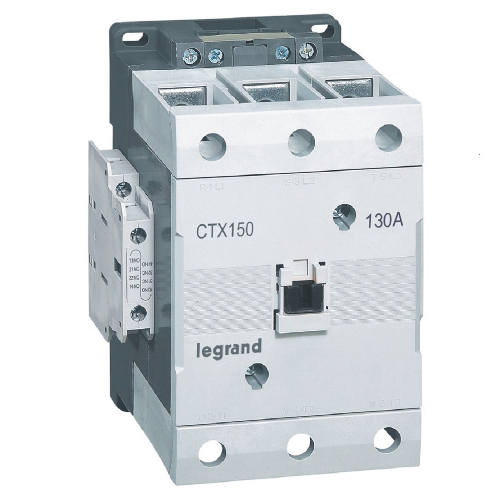 Legrand Componenten Industriële Magneetschakelaar 3P CTX3 150 130a 100- 240vac/DC 2no+2nc
