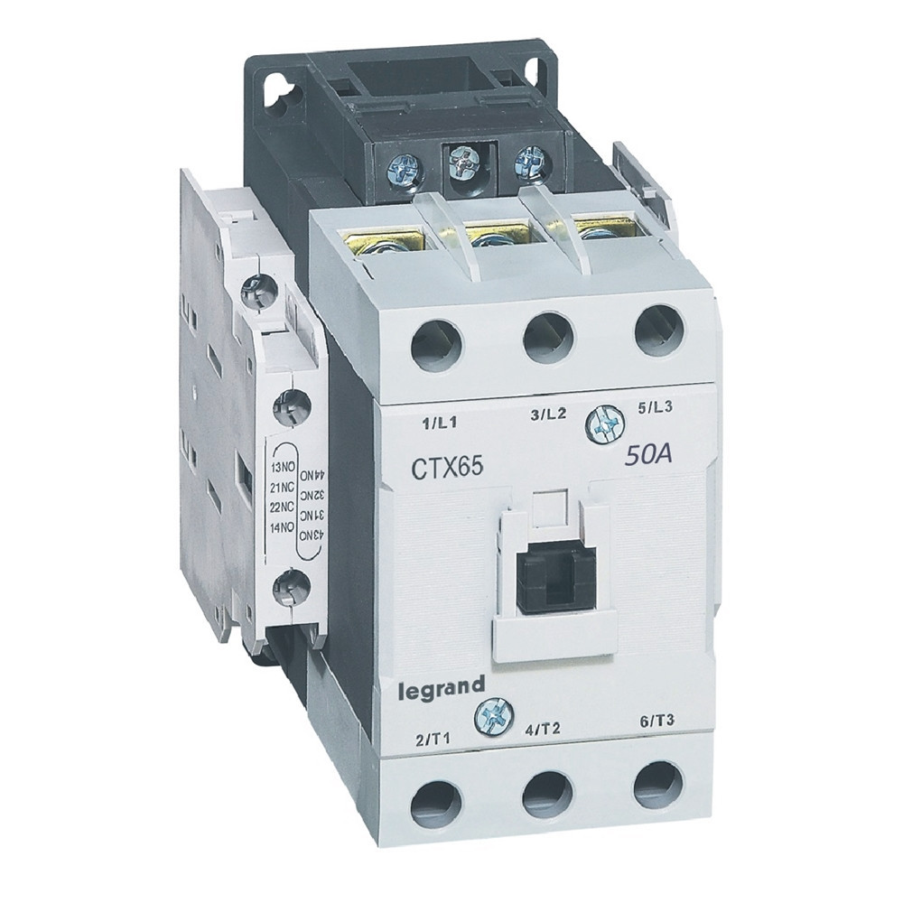 Legrand Componenten Industriële Magneetschakelaar 3P CTX3 65 50a 24vac 2no+2nc