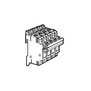 Legrand Componenten Zekeringhouder 3P+N 10x38mm