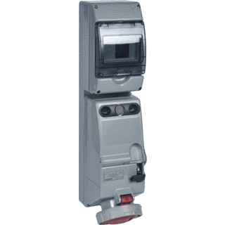 Legrand Ctdoos P17 tempra ip66 3p+n+a 380/415V 63a MT SYM din rail