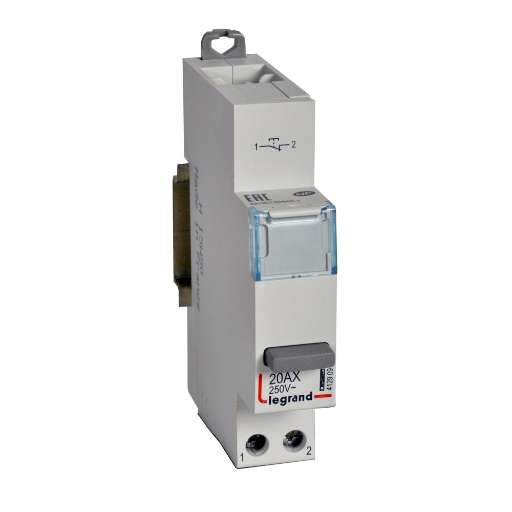 Legrand CX3 pulsdrukker NG 20a 250V enkele functie-1 module 17,8 MM